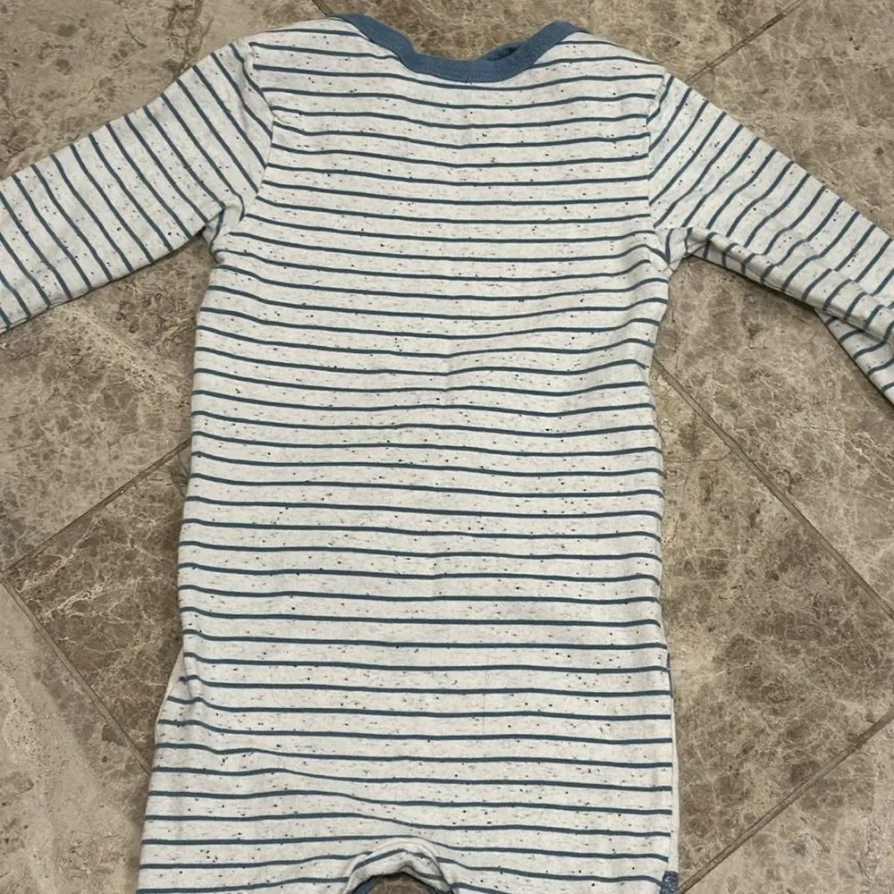 Coccoli Footies Dots & Stripes Cotton Sleeper 18Month